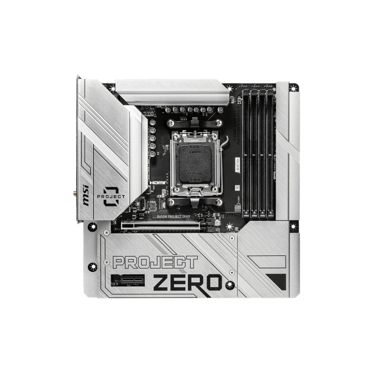 Hovedkort MSI B650M PROJECT ZERO AMD B650